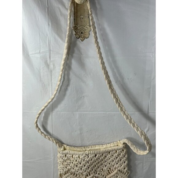 Ecote Boho Macrame Crossbody Bag - Picture 12 of 13